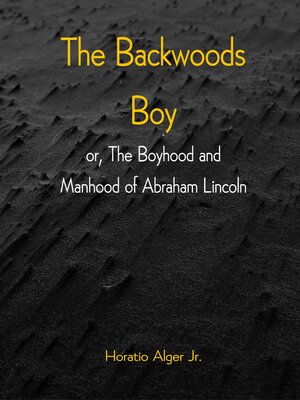 cover image of The Backwoods Boy